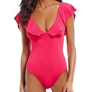AdoreShe Fuschia One Piece Bathing Suit - BrandNew